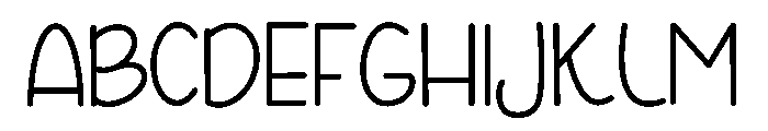 Hybrid love Font UPPERCASE