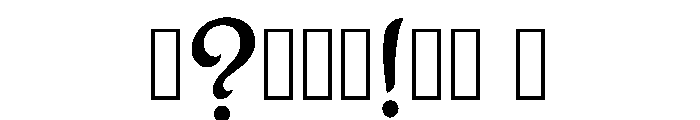 Hyman Regular Font OTHER CHARS