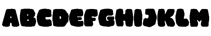Hype Rock Regular Font UPPERCASE
