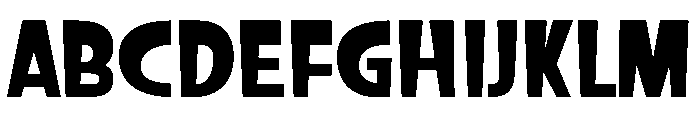Hyper Boom Regular Font UPPERCASE