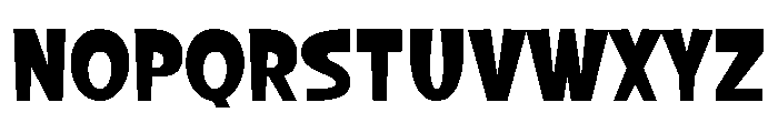 Hyper Boom Regular Font LOWERCASE