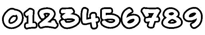 Hyper Sector Outline Font OTHER CHARS