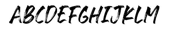 Hyper Track Font UPPERCASE