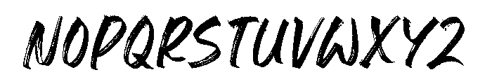Hyper Track Font UPPERCASE
