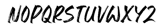 Hyper Track Font LOWERCASE