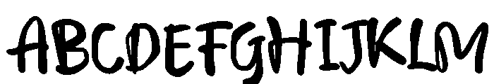 HyperMess Font UPPERCASE