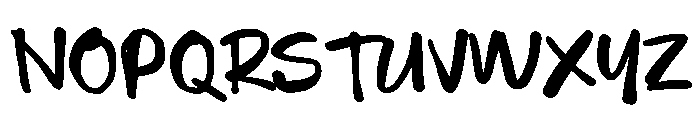HyperMess Font UPPERCASE