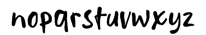 HyperMess Font LOWERCASE