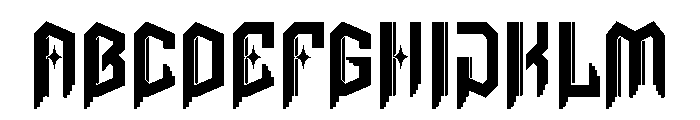 Hypergame Font UPPERCASE