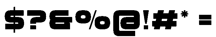 Hyperva Regular Font OTHER CHARS