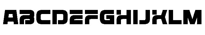 Hyperva Regular Font UPPERCASE