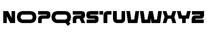 Hyperva Regular Font LOWERCASE