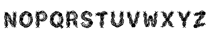 Hyrion Regular Font LOWERCASE