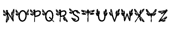 Hyssop Regular Font UPPERCASE