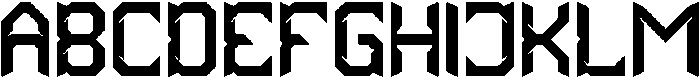 HYPER SYSTEM Bold otf (700) Font UPPERCASE
