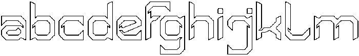 HYPER SYSTEM-Hollow otf (400) FONT