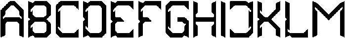 HYPER SYSTEM otf (400) Font UPPERCASE