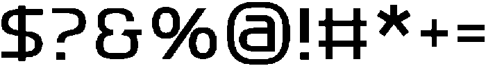 HYPERSTELLAR Regular otf (400) Font OTHER CHARS