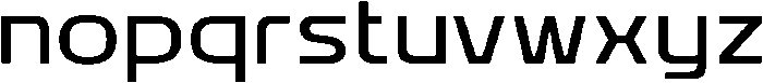 HYPERSTELLAR Regular otf (400) Font LOWERCASE