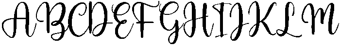 Hybella otf (400) Font UPPERCASE