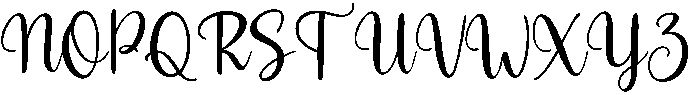 Hybella otf (400) Font UPPERCASE