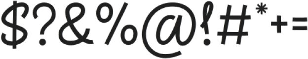 Hybriduo Light Script otf (300) Font OTHER CHARS