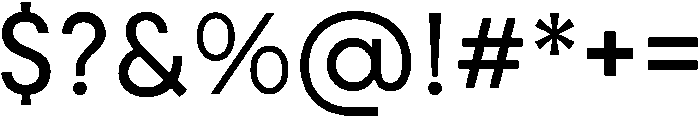 Hyperion Regular otf (400) Font OTHER CHARS