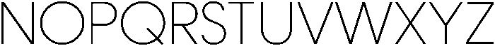 Hyperion Thin otf (100) Font UPPERCASE