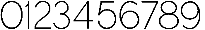 Hyperion Thin otf (100) Font OTHER CHARS