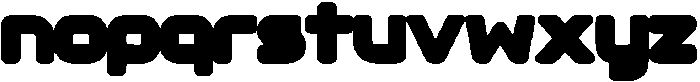 Hypermass Regular otf (400) Font LOWERCASE