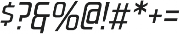Hyperspace Race Condensed Italic otf (400) Font OTHER CHARS
