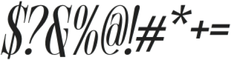 Hypertype-Italic otf (400) Font OTHER CHARS