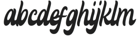 Hypherin-Regular otf (400) Font LOWERCASE