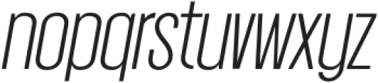 Hypop Light Italic otf (300) Font LOWERCASE