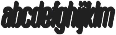 Hyugos Fx Rounded Oblique Shadow otf (400) Font LOWERCASE