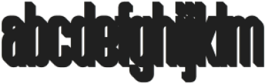 Hyugos Fx Shadow otf (400) Font LOWERCASE