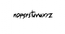 Hypotermia Font LOWERCASE