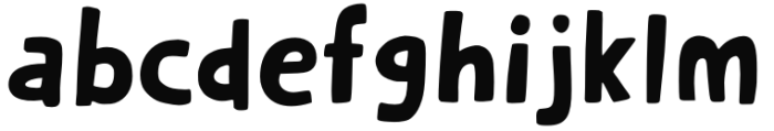 Hyggemand Regular Font LOWERCASE