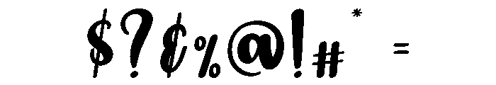 Hyaline Font OTHER CHARS