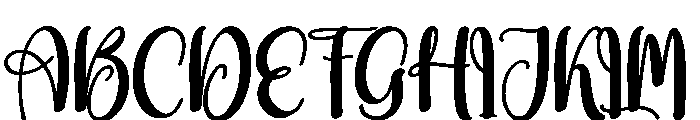 Hyaline Font UPPERCASE
