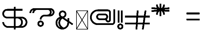 Hydranix Font OTHER CHARS