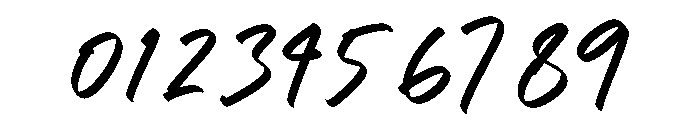 Hydrate Through Font OTHER CHARS