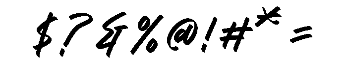 Hydrate Through Font OTHER CHARS