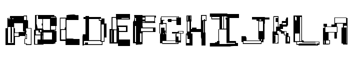 Hydrogen Font UPPERCASE