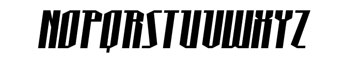 Hydronaut Expanded Semi-Ital Font UPPERCASE