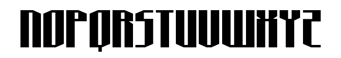 Hydronaut Extra-Expanded Font LOWERCASE