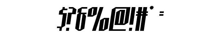 Hydronaut Semi-Italic Font OTHER CHARS