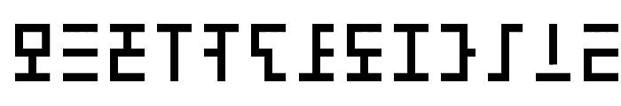 Hylian Font LOWERCASE