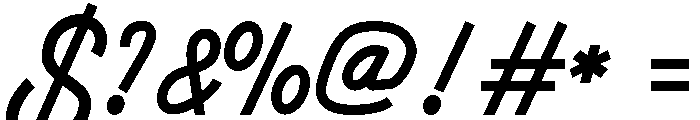 Hyper Inn Font OTHER CHARS