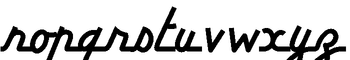 Hyper Inn Font LOWERCASE